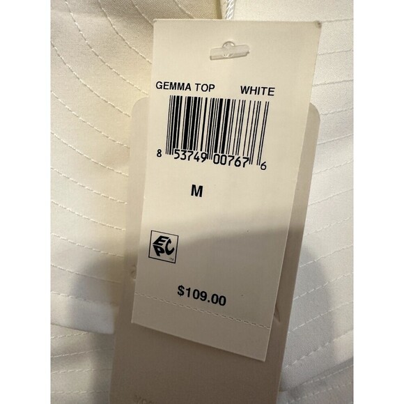 Mare Mare X Anthropologie Woman's Off Shoulder Top Size M Ruffled Event Formal - Picture 3 of 16